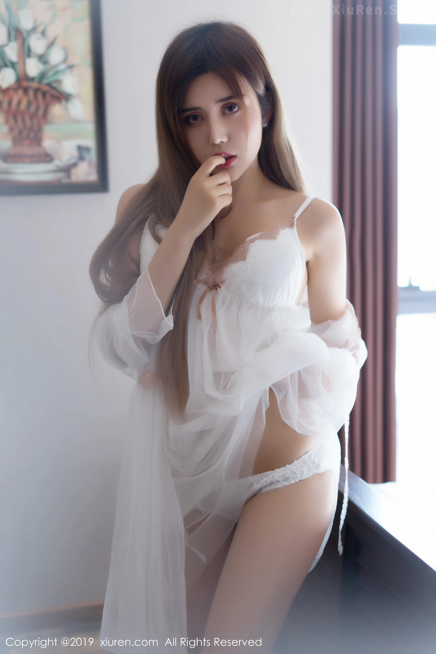 图片[6]-[XiuRen秀人网]VOL.1627 女神Cris 卓娅祺私房内衣半脱露浑圆豪乳秀发遮点极致诱惑写真51P-秀人网官方网站